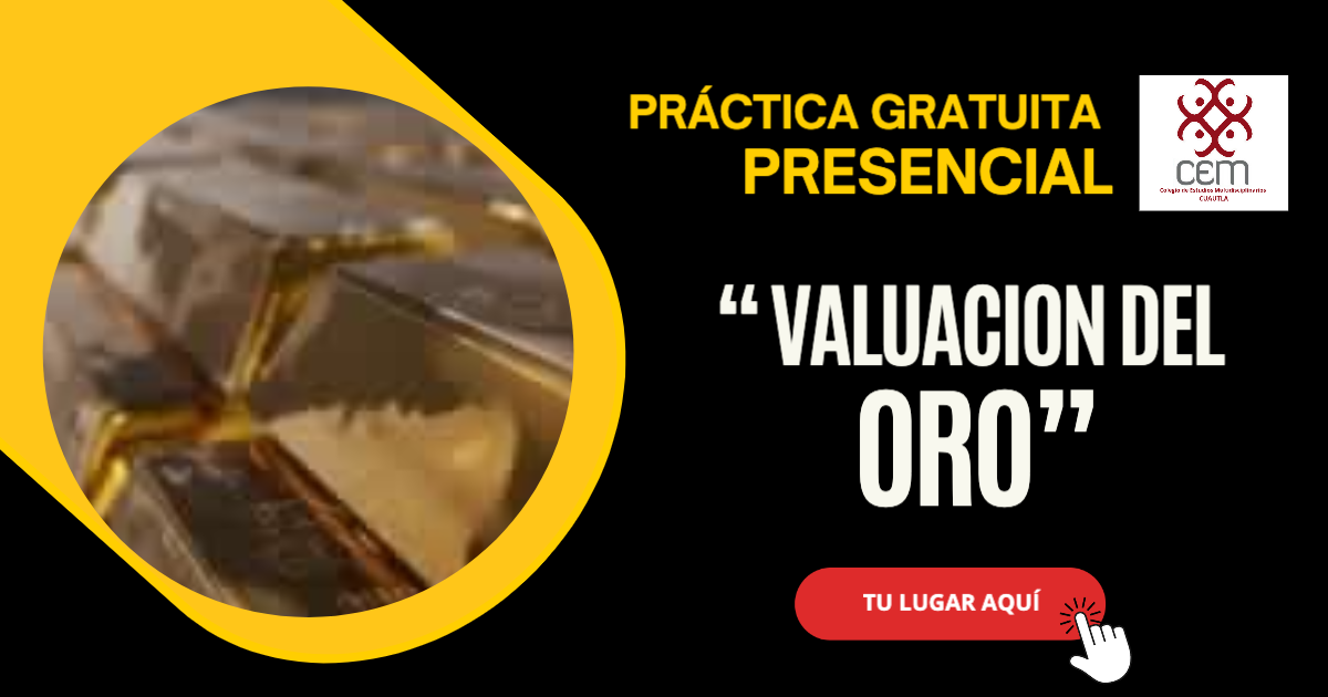 PRACTICA PARA LA VALUACION DEL ORO